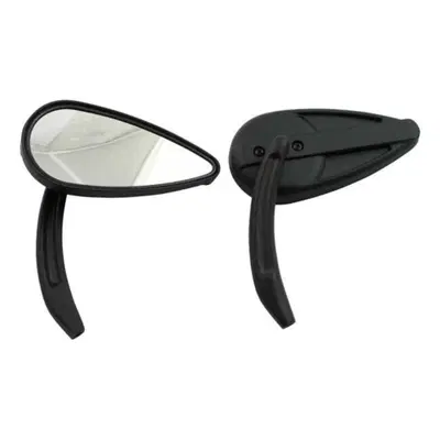 Specchietti Retr&ograve; Teardrop neri omologati Motorcy 