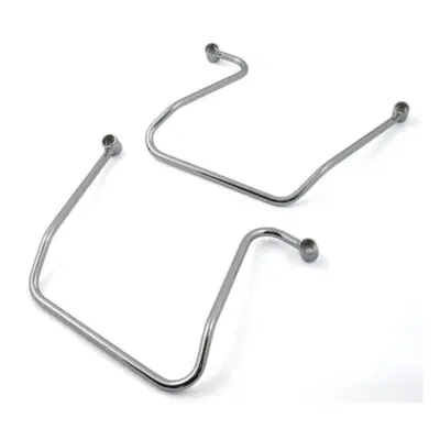 Supporti borse cromati per Dyna Wide Glide dal 200 
