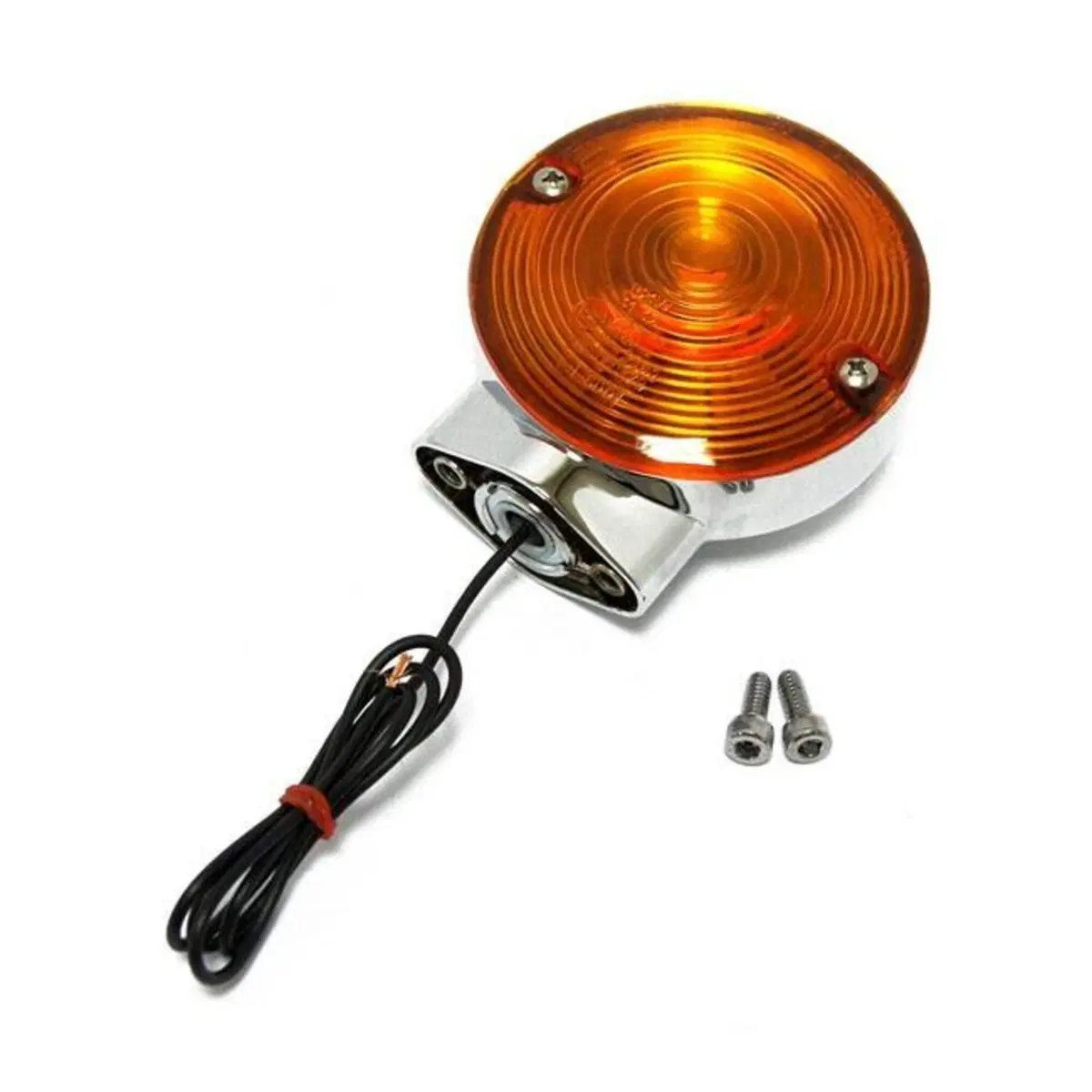 Freccia a lampadina Posteriore cromata con lente a 