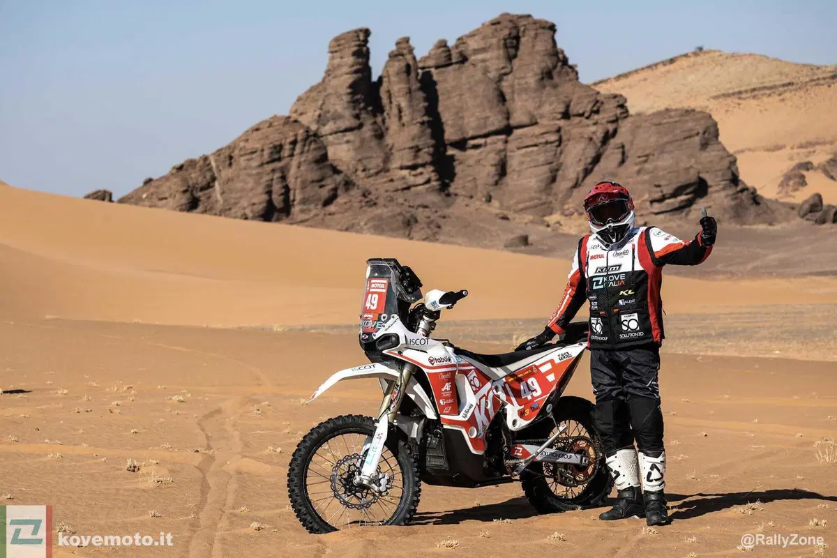 Kove Italia alla Dakar 2024 con Cesare Zacchetti (4)