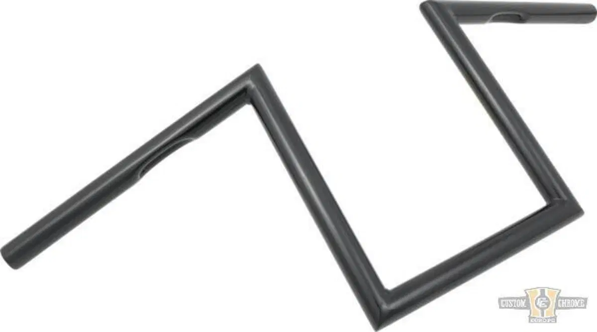 Manubrio Z Bar 1", alto 10", Largo 72cm nero, con Jammer