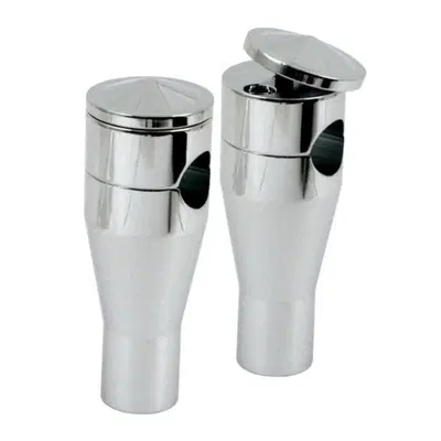 Riser Twistop Panhead Style alti 6&rsquo;&rsquo;, cromati, Per 