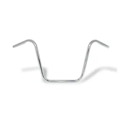 Manubrio Ape Hanger 1", alto 14", Cromato con foss 