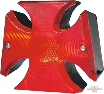 Faro posteriore Croce Maltese cromato Custom Chrom 