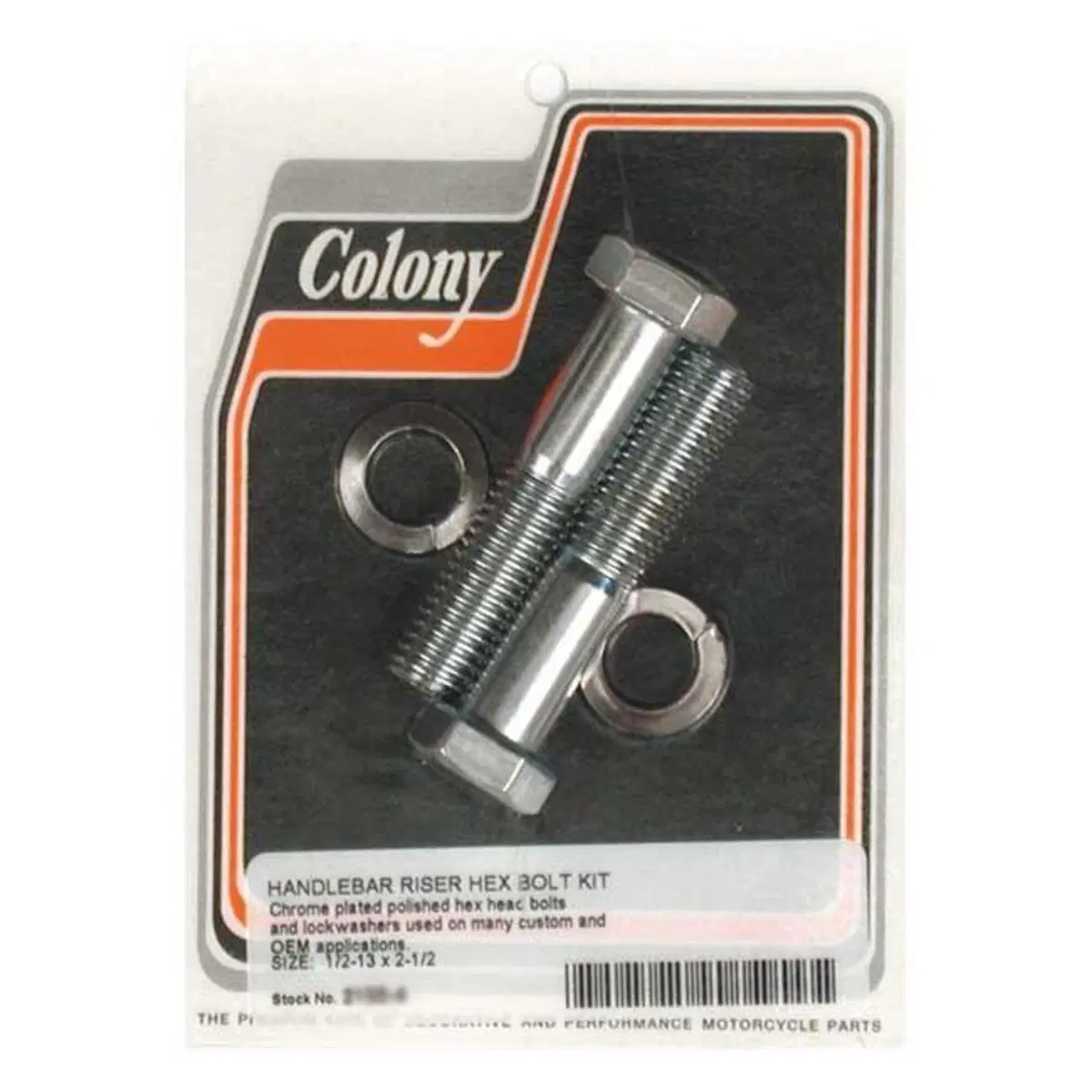 Viti testa esagonale per riser 1/2"-13 UNC lunghez 
