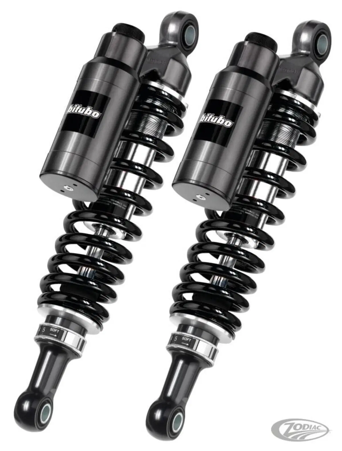 Ammortizzatori Bitubo VMT22V2 Piggy Back neri lung