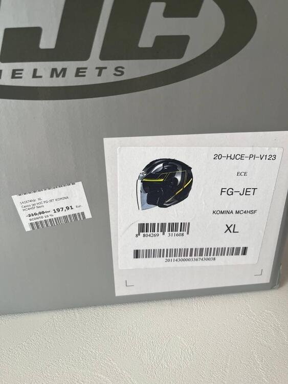 Vendo casco Hjc FG-Jet Komina come nuvo. Hjc Helmets (4)