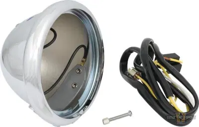 Faro anteriore 4 1/2" Senza parabola cromato Custo 