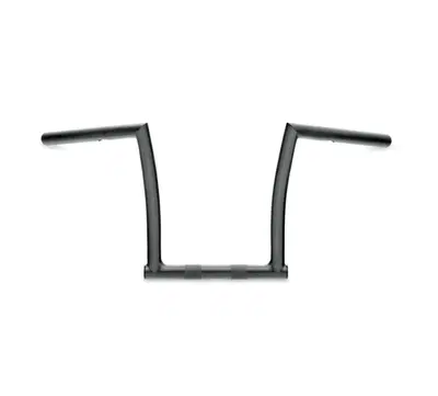 Manubrio Ape Hanger Chizeled 1" alto 8" nero satin 