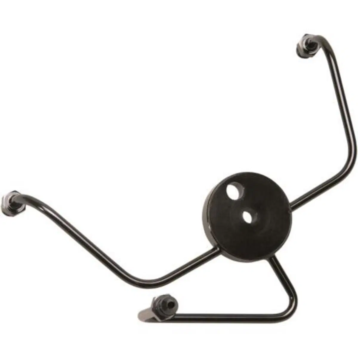 Sdoppiatore nero con attacchi AN-3 per piastre lar 