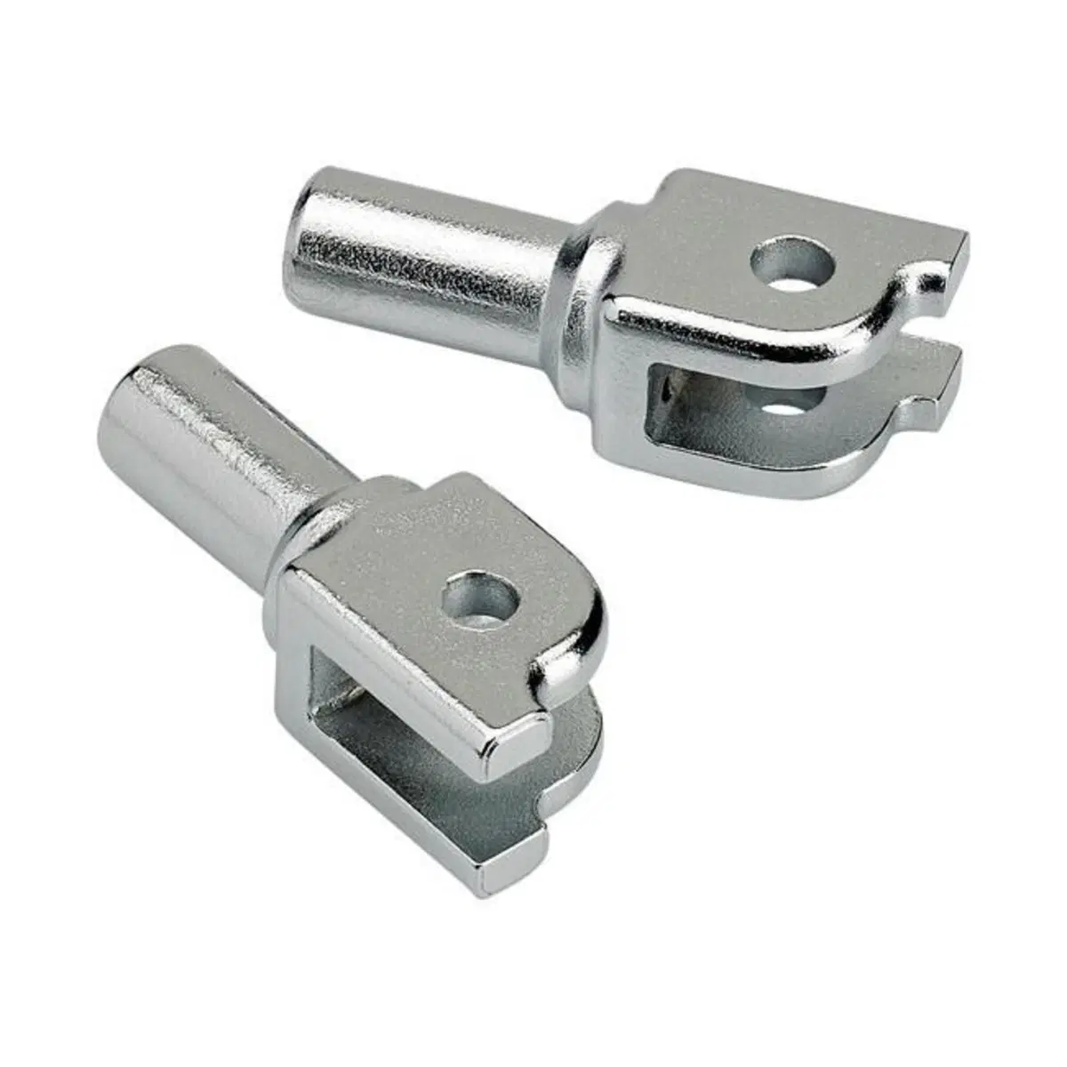 Adattatori cromati per pedaline guidatore Biltwell