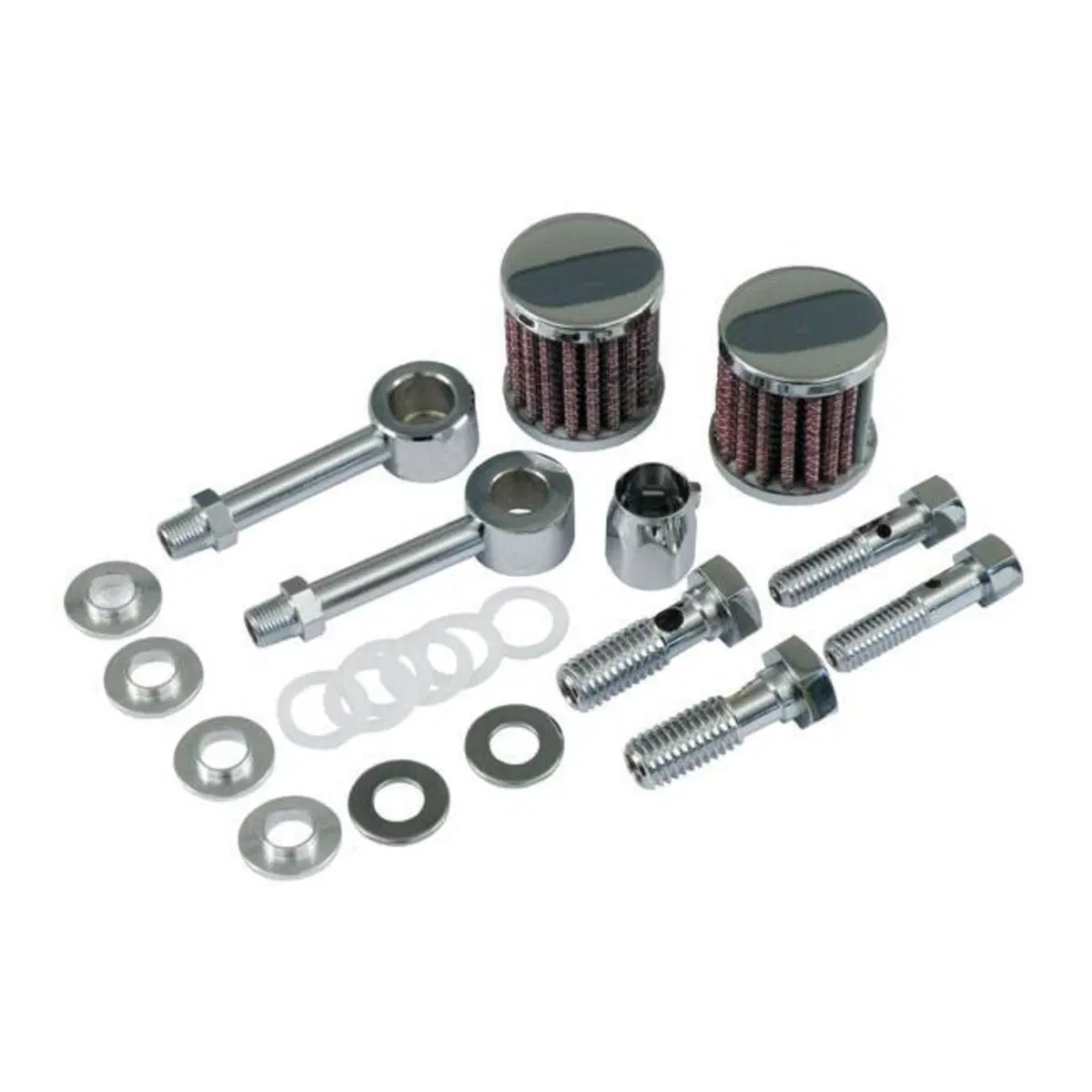 Sfiati testate con filtrini esterni Per FXR, Dyna, 