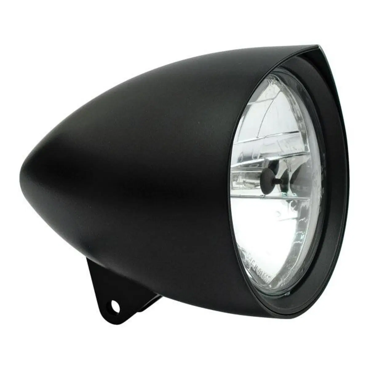 Faro anteriore 7''Smoothie nero omologato con visi 
