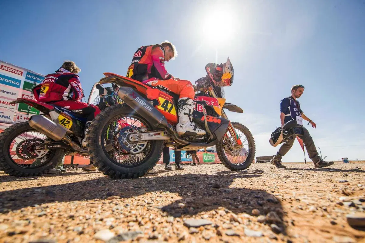 Dakar 24. S9. Al Ula. Attacco Honda, protezione Audi [GALLERY] (19)
