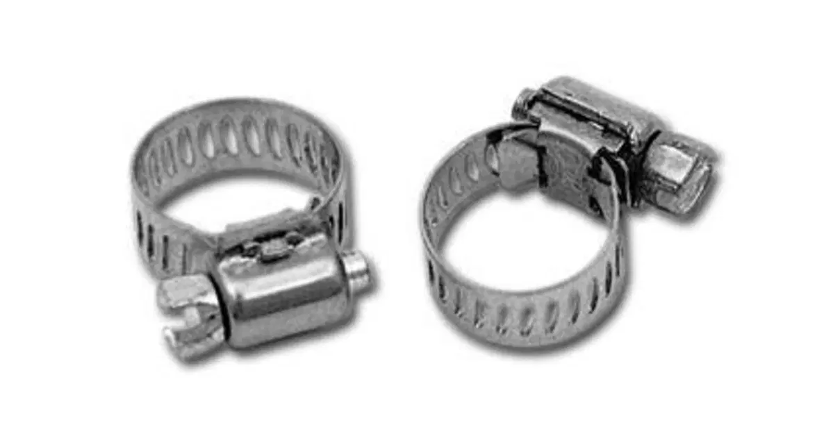 Fascette stringi tubo cromate 7/32" (confezione da 