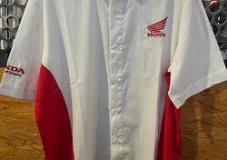 Camicia HONDA bianco/rosso