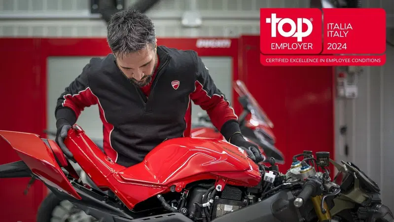 Per il decimo anno Ducati si conferma una delle aziende in cui i lavoratori stanno meglio
