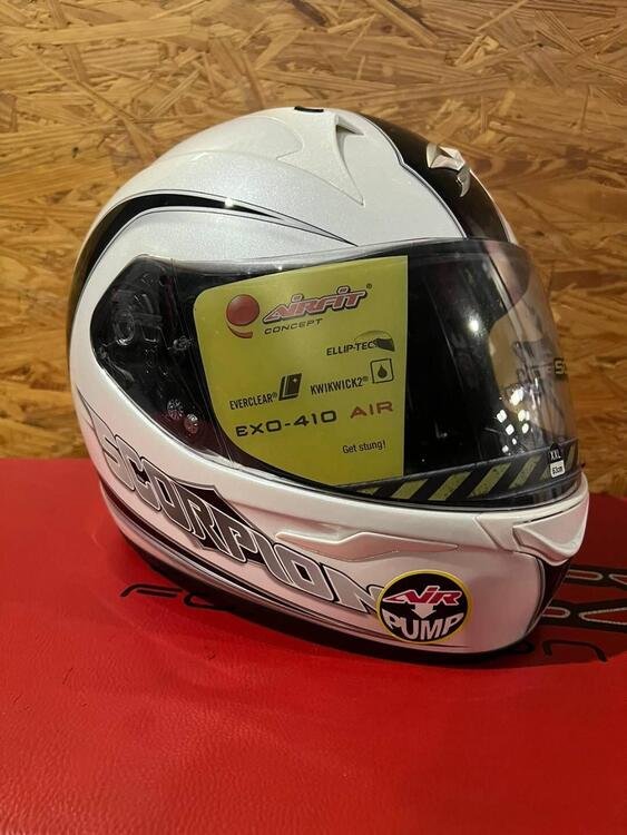 Casco integrale SCORPION EXO 410 AIR GLIDE bianco/ Scorpion Helmets (3)