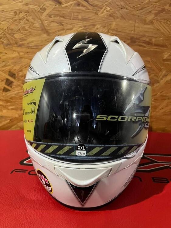 Casco integrale SCORPION EXO 410 AIR GLIDE bianco/ Scorpion Helmets (2)
