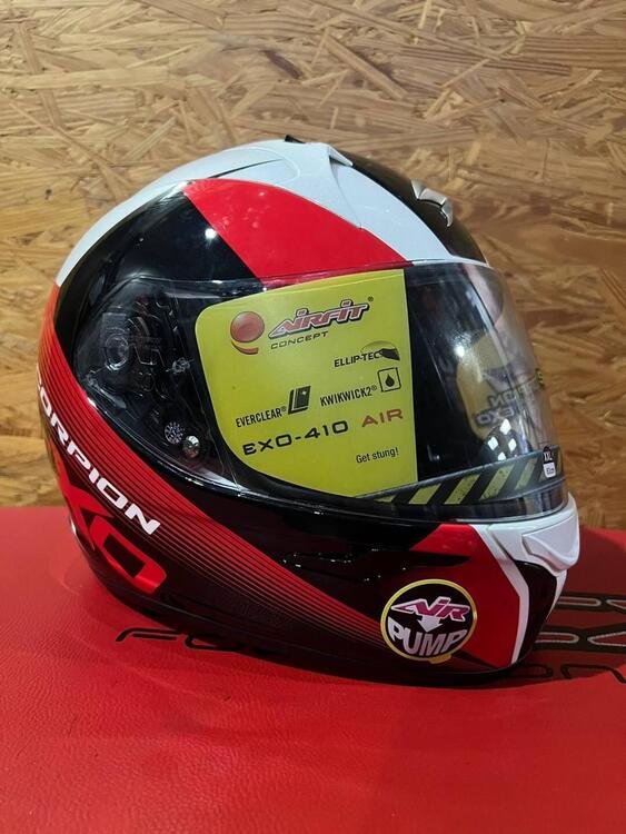 Casco integrale SCORPION EXO 410 AIR SLICER rosso/ Scorpion Helmets (3)
