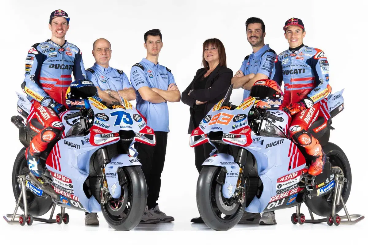 Marc Marquez con la Ducati del team Gresini (18)