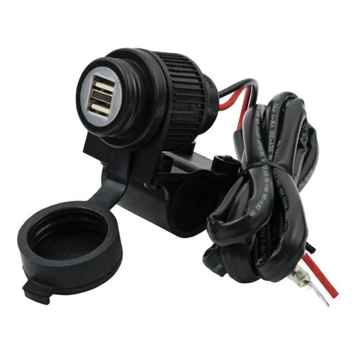 Spina USB doppia per manubrio da 7/8" (22 mm) a 1" 