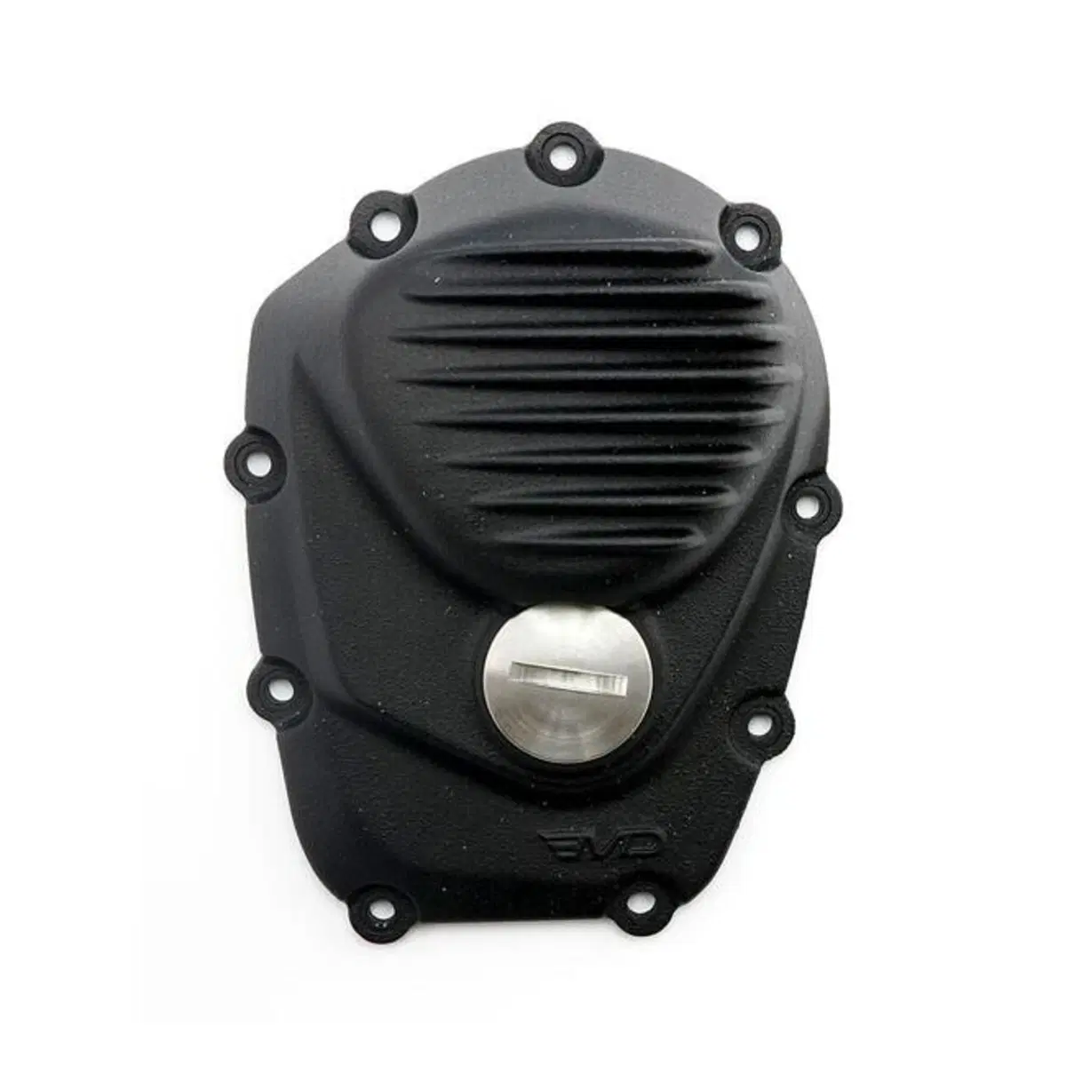 Coperchio cam EMD Ribbed nero per Softail dal 2018