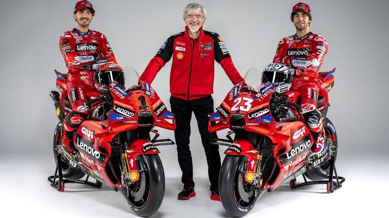 MotoGP 2024. Ecco le nuove GP24 Ducati: Pecco Bagnaia ed Enea Bastianini sono pronti! [GALLERY]