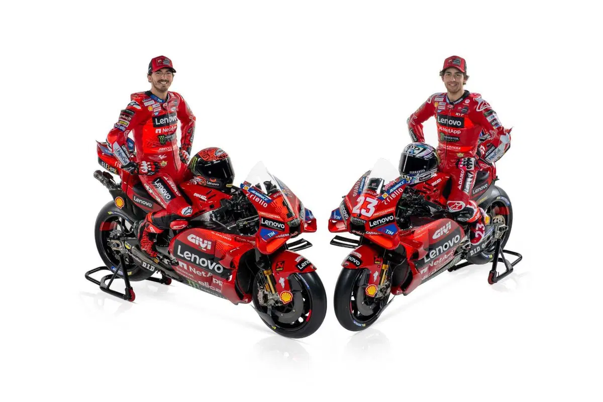 MotoGP 2024. Ecco le nuove GP24 Ducati: Pecco Bagnaia ed Enea Bastianini sono pronti! [GALLERY] (2)