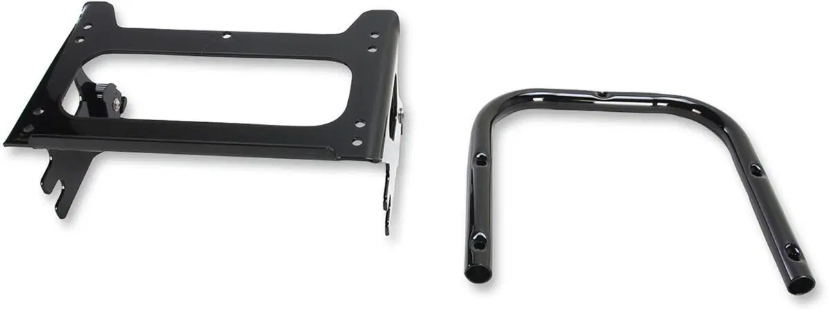 Portapacchi nero a sgancio rapido per Touring dal Drag Specialties