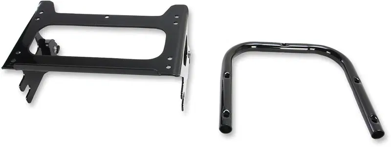 Portapacchi nero a sgancio rapido per Touring dal Drag Specialties
