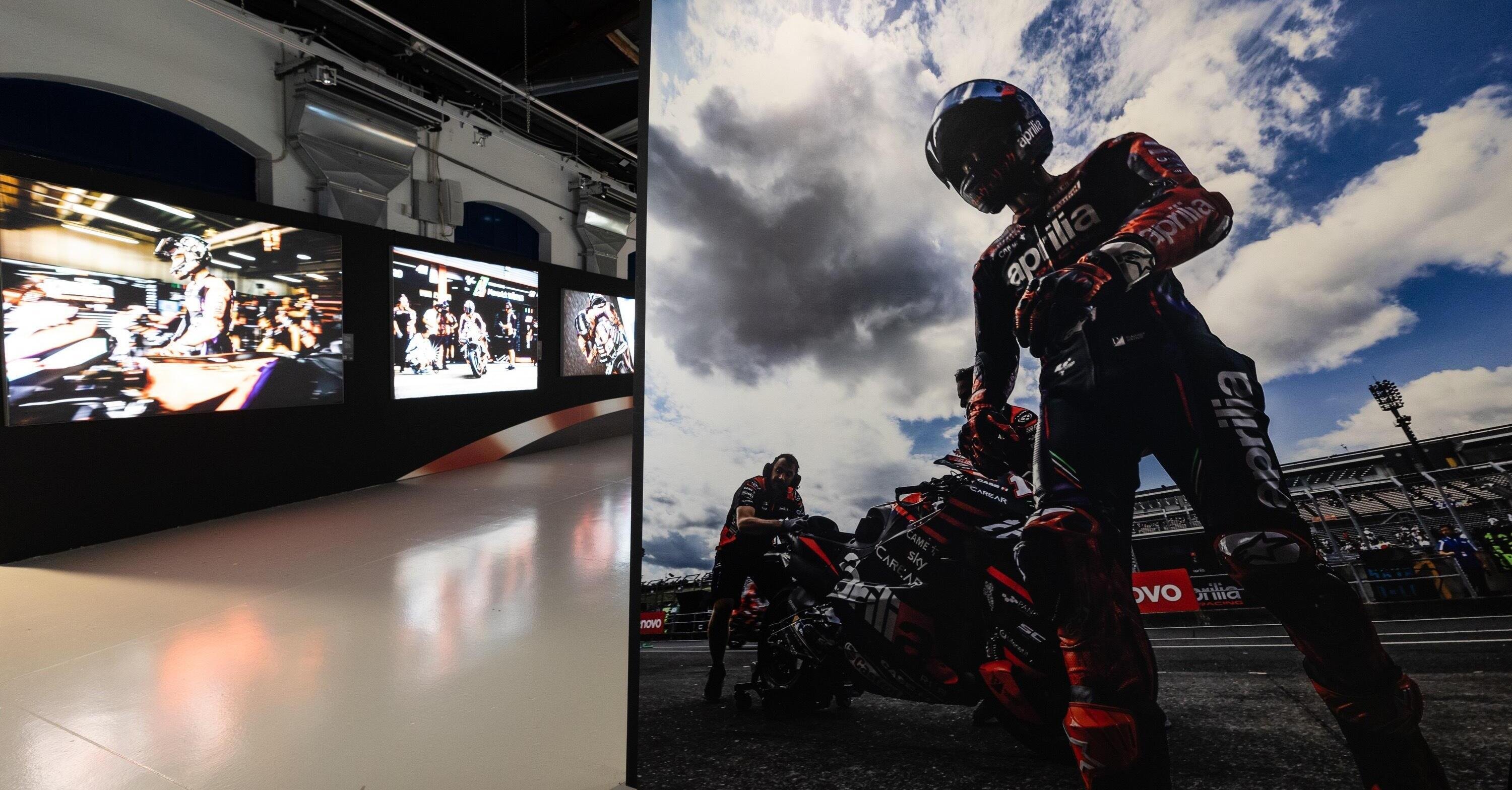 MotoGP 2024. Le Aprilia MotoGP viste da oriente: una mostra fotografica al Museo Piaggio di Pontedera