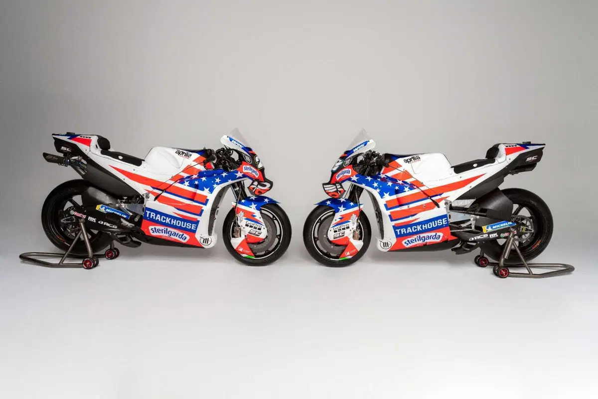 MotoGP 2024. Finita l'attesa, ecco le livree delle Aprilia Trackhouse, le americane! [GALLERY] (8)