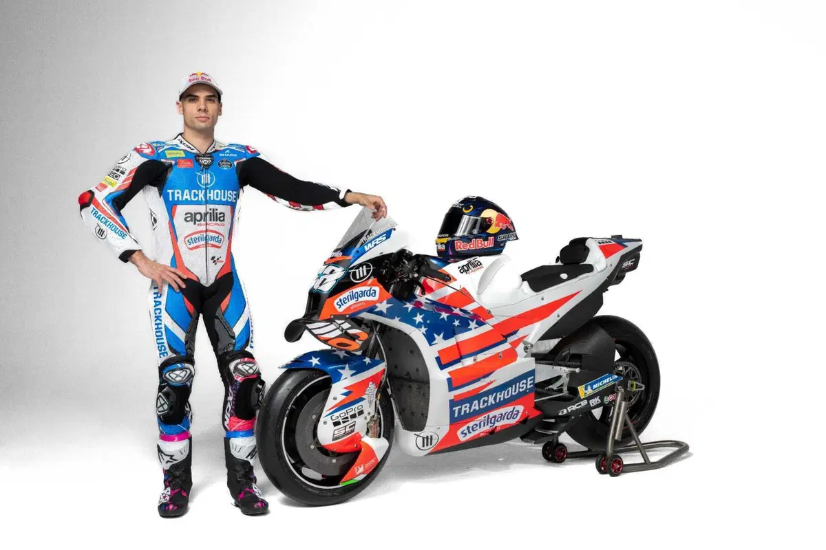 MotoGP 2024. Finita l'attesa, ecco le livree delle Aprilia Trackhouse, le americane! [GALLERY] (5)