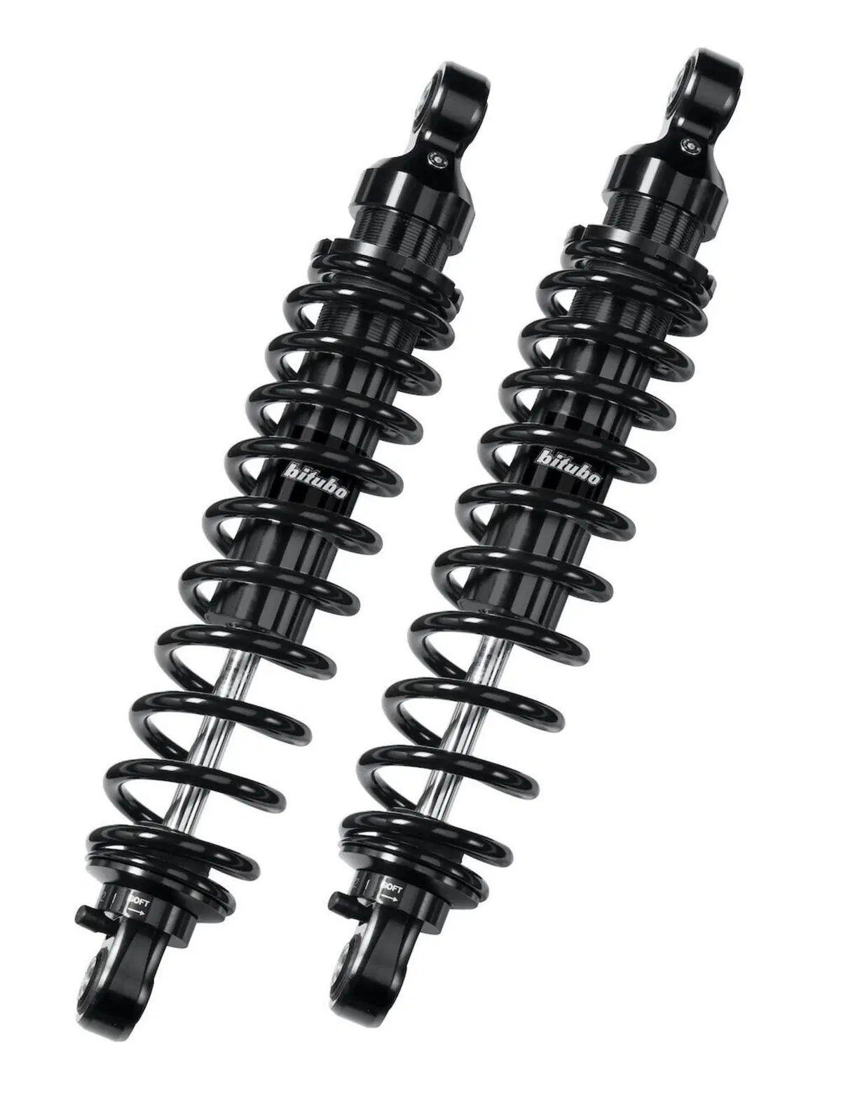 Ammortizzatori Bitubo WME neri lunghi 11,5” per Sp