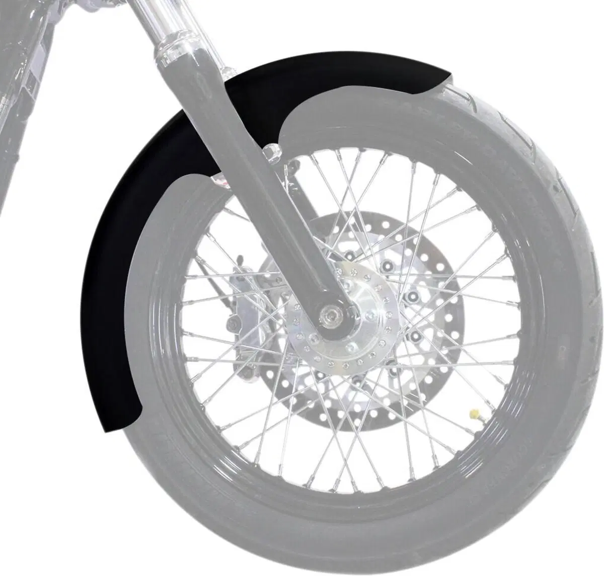 Parafango anteriore Klock Hugger Largo mm 117 per Klock Werks