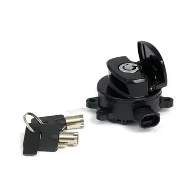 Blocchetto chiave accensione nero per Dyna&nbsp;FLD, FX 