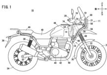 Brevetto Honda: una Adventure 350 in progettazione?