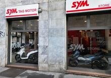 TAG MOTOR SYM Store apre a Milano
