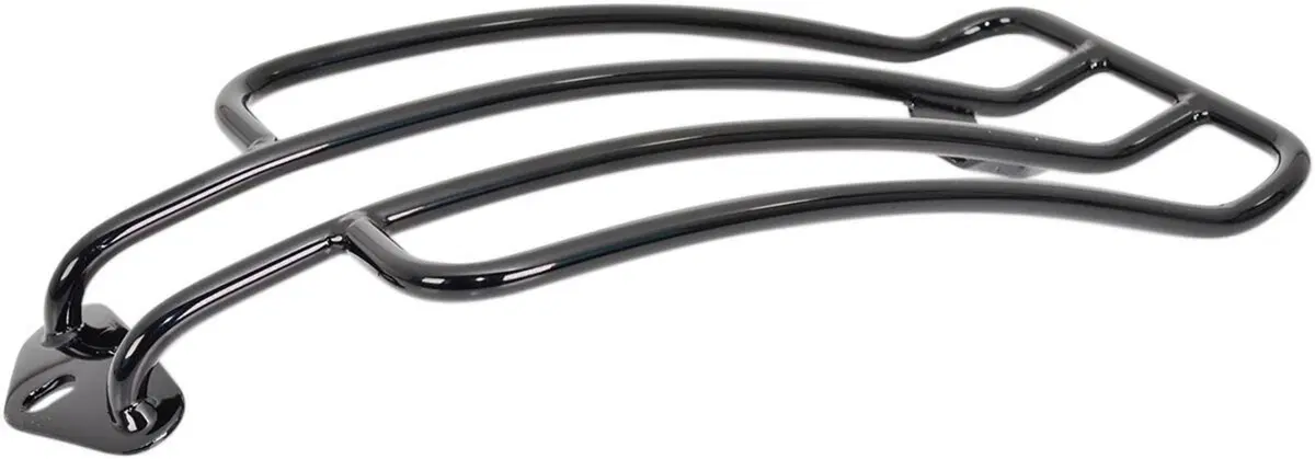 Portapacchi nero lucido per monoposto per Softail 