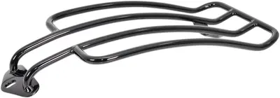Portapacchi nero lucido per monoposto per Softail 