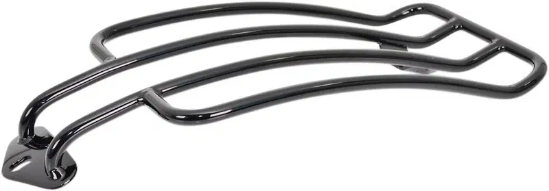 Portapacchi nero lucido per monoposto per Softail 