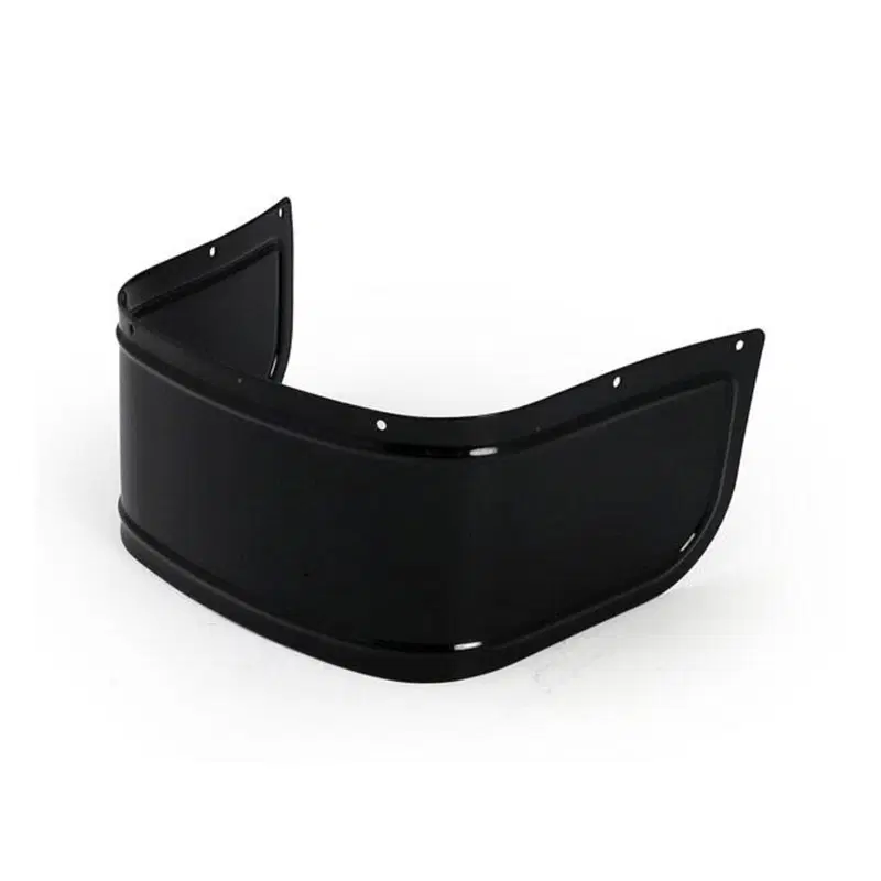Ornamento parafango anteriore nero liscio per Tour 