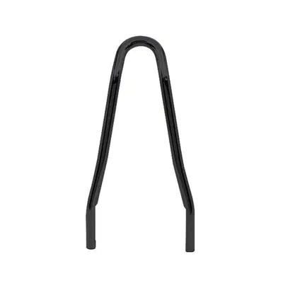 Schienalino Sissy Bar a Punta nero alto 33 cm larg 