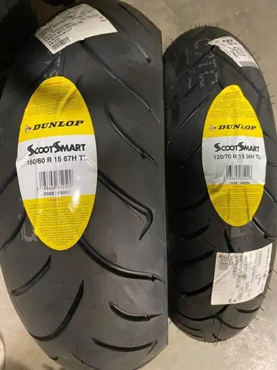 TRENO GOMME T MAX 160/60 17 120/70 15 DUNLOP SCOOT