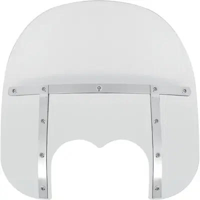 Parabrezza Memphis Fats alto 38 cm trasparente per 