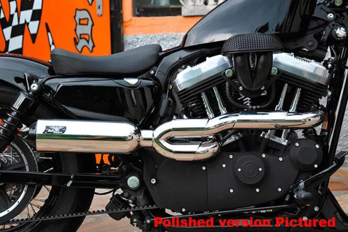 Scarico BSL 2 in 1 THE BOMB inox NERA Omologata pe 