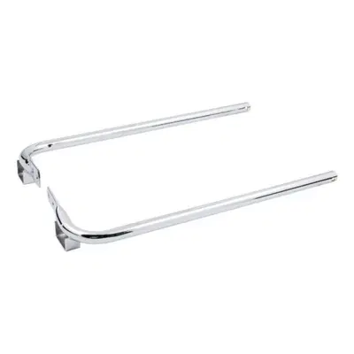 Staffe supporto borse/marmitte cromate per Touring 