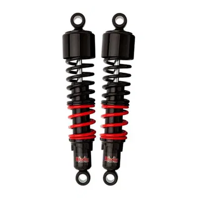 Ammortizzatori 13,5'' stiletto neri Burly per Dyna 