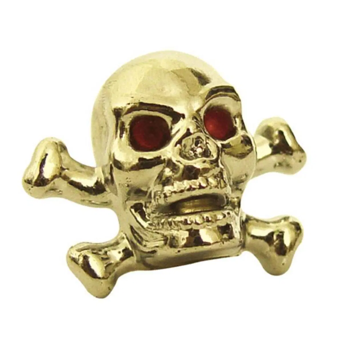 Tappini valvola Skull Head dorati Trik Topz 